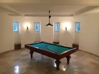 Salle de billard en rotonde