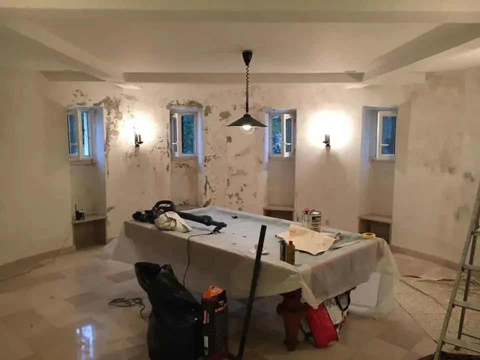 Salle de billard en rotonde